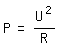 \fed\mixonP=U^2/R 