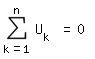 \fed\mixonsum(U_k ,k=1,n)=0 