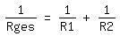 \fed\mixon1/Rges=1/R1+1/R2