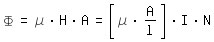 \fed\mixon\Phi=\mue*H*A=gauss(\mue*A/l)*I*N