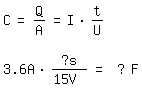 \fedon\mixonC=Q/A=I*t/U

3.6A*?s/15V = ? F

\fedoff