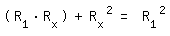 \fed\mixon(R_1*R_x)+R_x^2= R_1^2