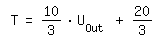 \fed\mixon T=10/3*U_Out +20/3 