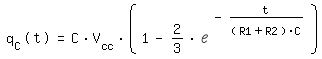 \fed\mixonq_C(t)=C*V_cc*(1-2/3*exp(-t/((R1+R2)*C)))