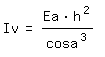 \fed\mixonIv=(Ea*h^2)/cosa^3 