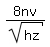 \fed8nv/sqrt(hz)