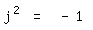 \fed\mixonj^2 = -1 