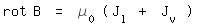 \fed\mixonrot B = \mue_0 (J_l + J_v ) 