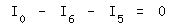 \fed\mixon I_0 - I_6 - I_5 = 0