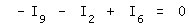 \fed\mixon -I_9 - I_2 + I_6 = 0