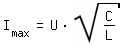 \fed\mixonI_max=U*sqrt(C/L) 