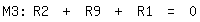 \fed\mixonM3: R2 + R9 + R1 = 0